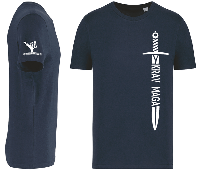 T-shirt KRAV MAGA Collection "COUTEAU" - écoresponsable unisexe