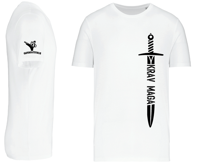 T-shirt KRAV MAGA Collection "COUTEAU" - écoresponsable unisexe