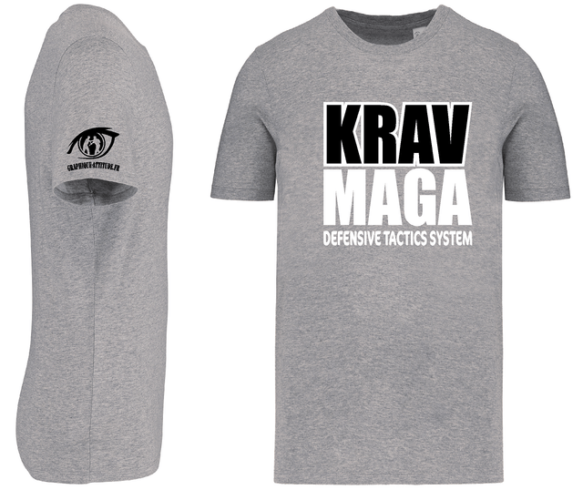 T-shirt KRAV MAGA Collection "TACTICS SYSTEM" - écoresponsable unisexe