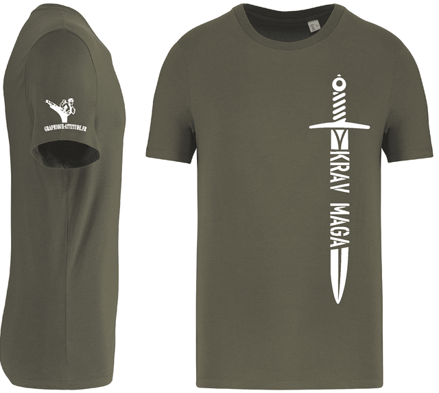 T-shirt KRAV MAGA Collection "COUTEAU" - écoresponsable unisexe