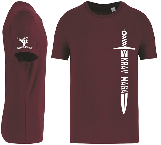 T-shirt KRAV MAGA Collection "COUTEAU" - écoresponsable unisexe