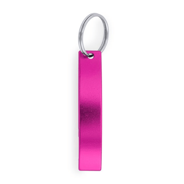 Porte-clés ouvre-bouteille en aluminium.(gravure comprise)