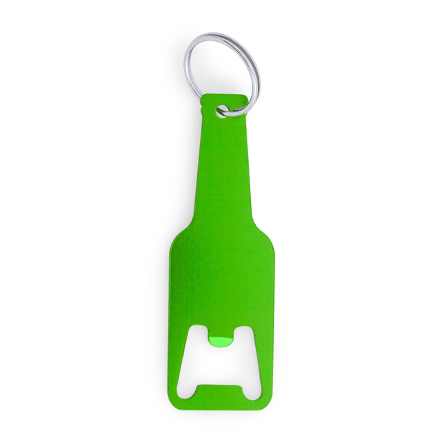 Porte-clés ouvre-bouteille en aluminium (gravure comprise).