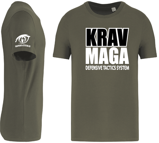 T-shirt KRAV MAGA Collection "TACTICS SYSTEM" - écoresponsable unisexe