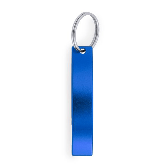 Porte-clés ouvre-bouteille en aluminium.(gravure comprise)