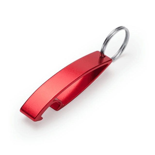 Porte-clés ouvre-bouteille en aluminium.(gravure comprise)